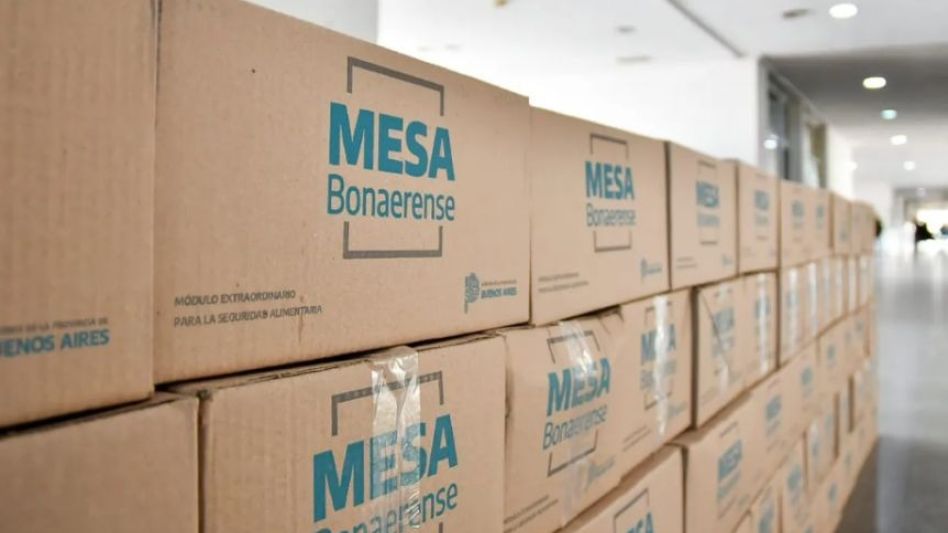 Programa mesa bonaerense suspendido: provincia frena la entrega de cajas de alimentos en escuelas