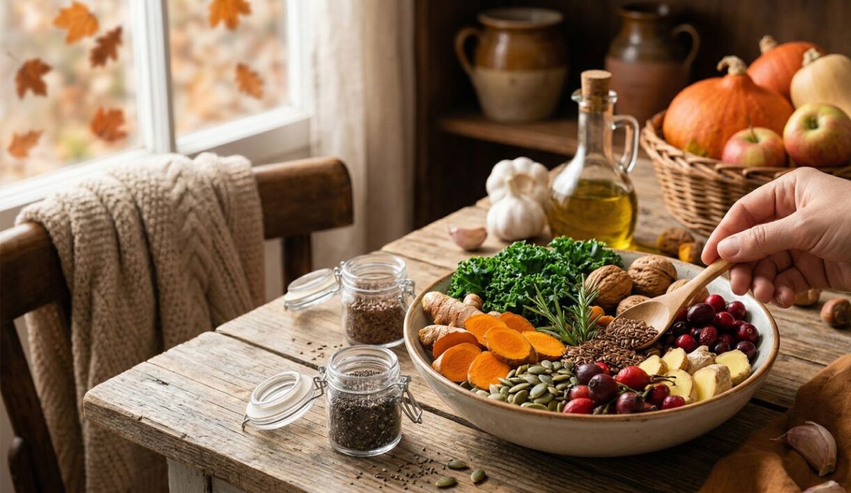 Nutrición en otoño: estrategias comprobadas para fortalecer el sistema inmunológico