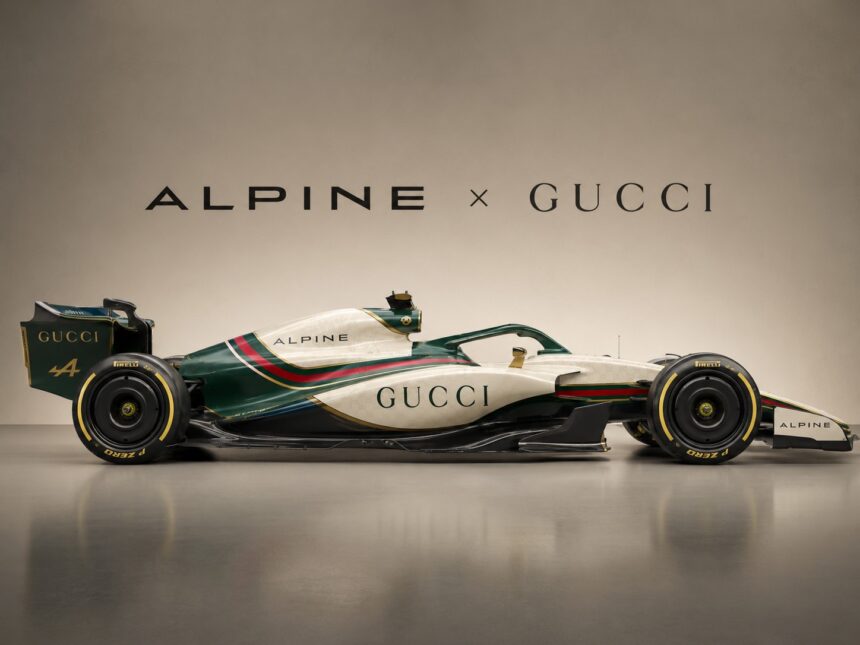 Gucci Racing Livery Gucci Alpine sacude la Fórmula 1: qué cambia para la escudería donde ...