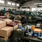 El ejército argentino de trueque: ofrecen membrillo por repuestos para una camioneta
