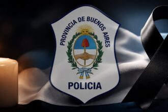Dolor en castelli por la muerte de un joven policía herido con un arma de fuego