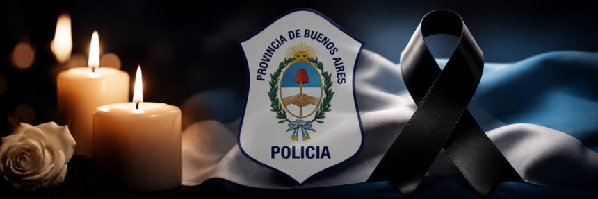 Dolor en castelli por la muerte de un joven policía herido con un arma de fuego