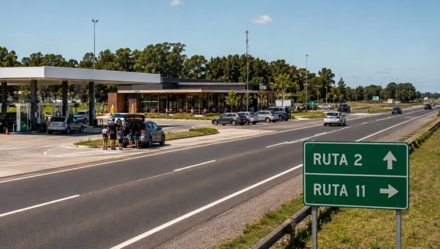 Nuevas áreas de servicio en las rutas 2 y 11: el mapa de los paradores que cambiarán el viaje a la costa