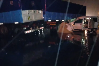 Tremendo choque múltiple en la ruta 2 en cercanías de las armas