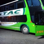 Milagro en la ruta 226: chofer de micro se descompensó y se cruzó de carril