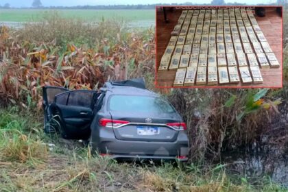 Ruta 12: murió un conductor en un choque y hallaron $182 millones en el auto