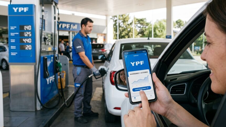 De cargar combustible a invertir en la bolsa: el cambio radical que llega a la aplicación de ypf
