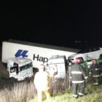Tremendo accidente entre dos camiones en la ruta 2, cerca de coronel vidal