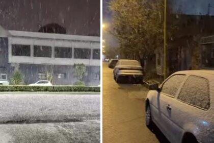 Nieve en la provincia de buenos aires: el frío extremo dejó postales blancas en varias localidades