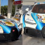 Un argentino se compró un auto de 5 millones de dólares, lo ploteó de argentina y causa furor