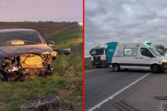 Tragedia en ruta 3: un muerto, tres heridos y una niña en gravísimo estado