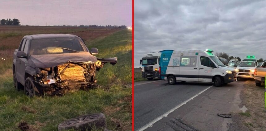 Tragedia en ruta 3: un muerto, tres heridos y una niña en gravísimo estado