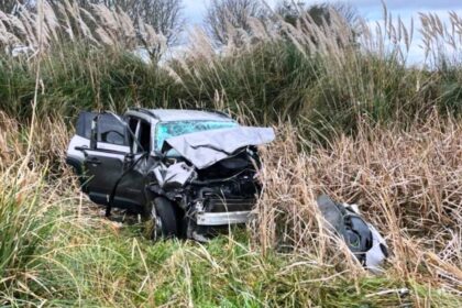 Trágico accidente en ruta 11: una mujer murió tras tremendo vuelco en castelli
