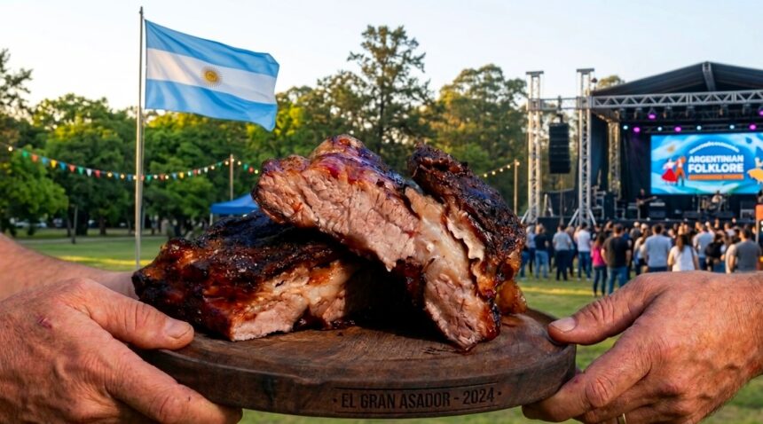 Un municipio bonaerense festeja su aniversario con asado gratis para todos los presentes