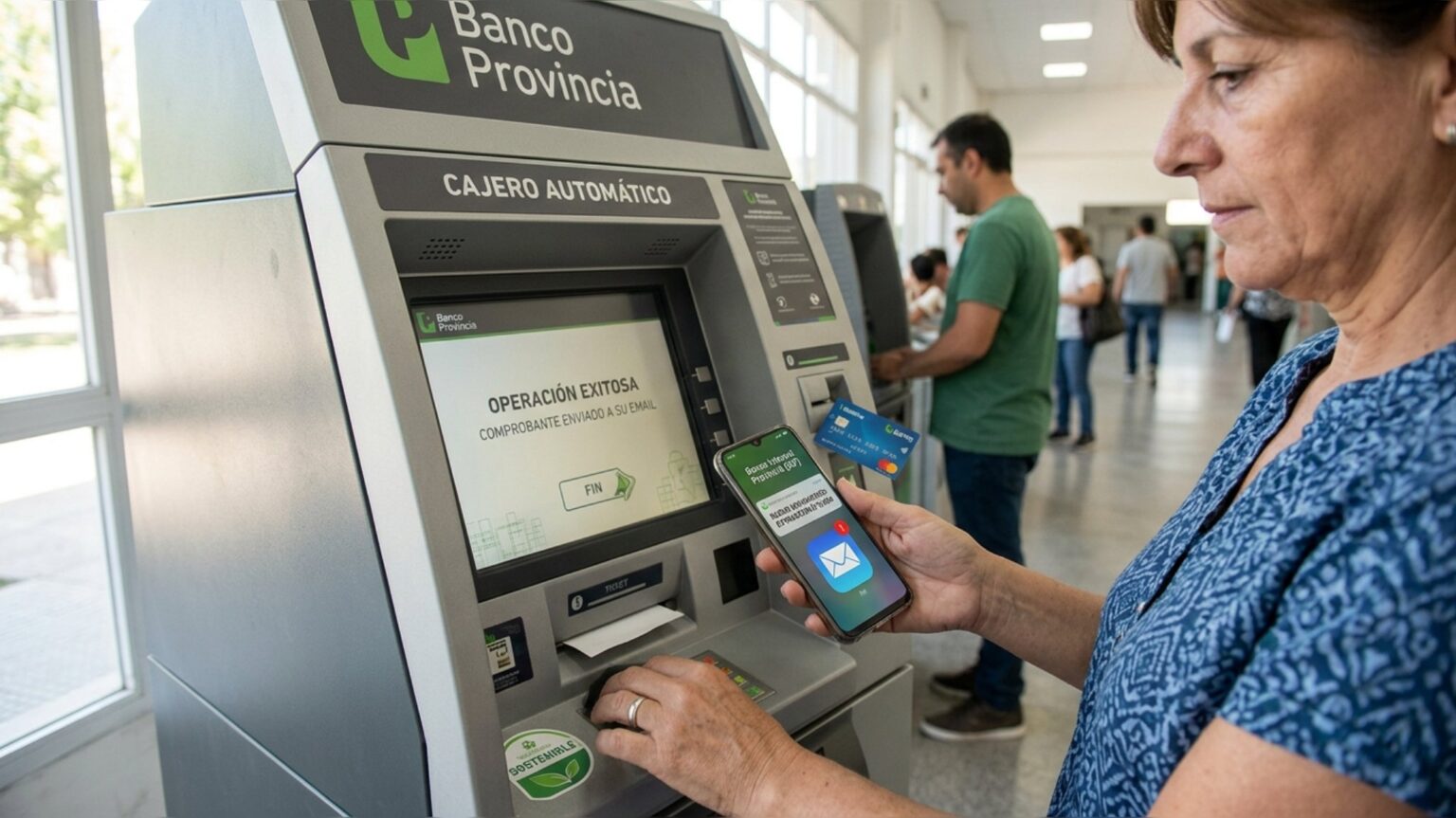 El banco provincia elimina los tickets de papel en cajeros: cómo recibirás tus comprobantes