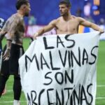 El detrás de escena de la bandera de malvinas que exhibió la selección argentina