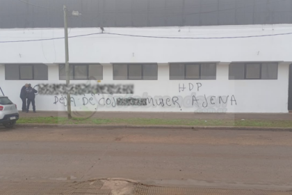 Vandalizaron el club atlético y progreso de brandsen con un escrache contra un vecino