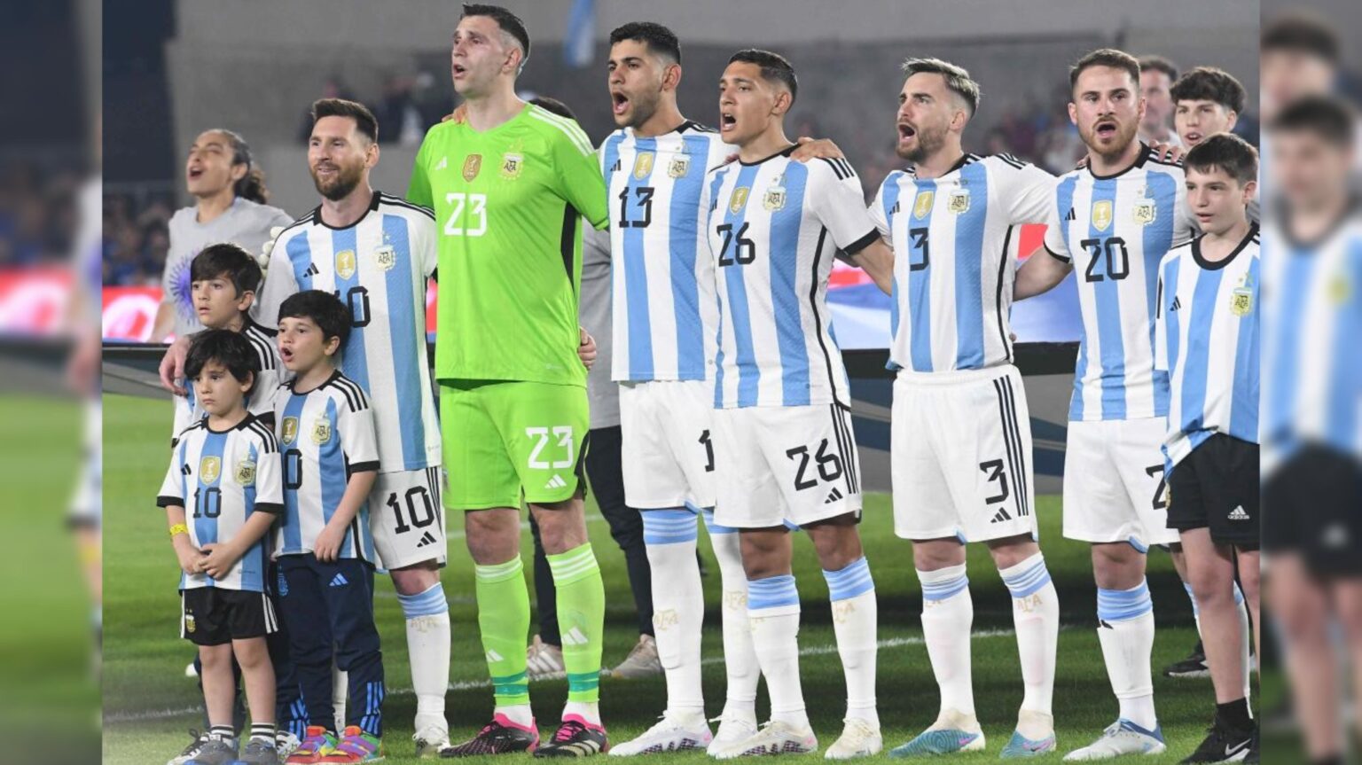 Himno nacional: los jugadores de la selección protagonizan una versión especial este domingo