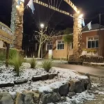 La ola polar cubrió de nieve a varias localidades del sur bonaerense