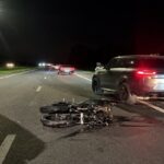 Tres motociclistas heridos tras un impactante accidente en la ruta 2, cerca de chascomús