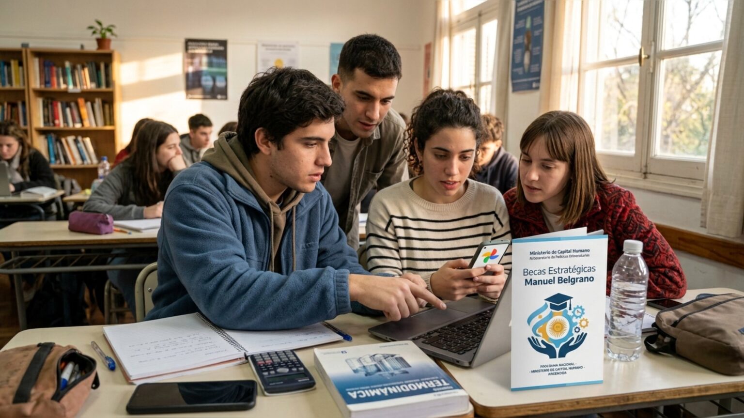 Becas manuel belgrano 2026: el gobierno oficializó un aumento del 50% ¿a cuánto llega el monto mensual?