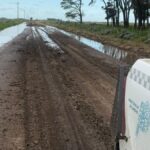 Multa millonaria por circular por un camino rural después de la lluvia en general madariaga