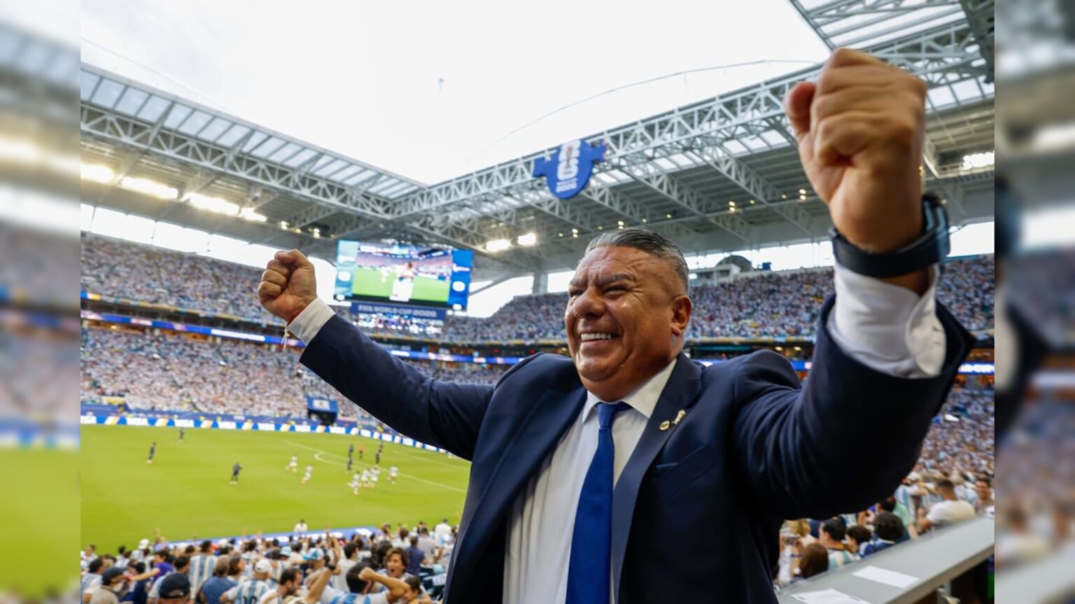 Chiqui tapia anunció gestiones para que argentina sea sede de una fase completa del mundial 2030