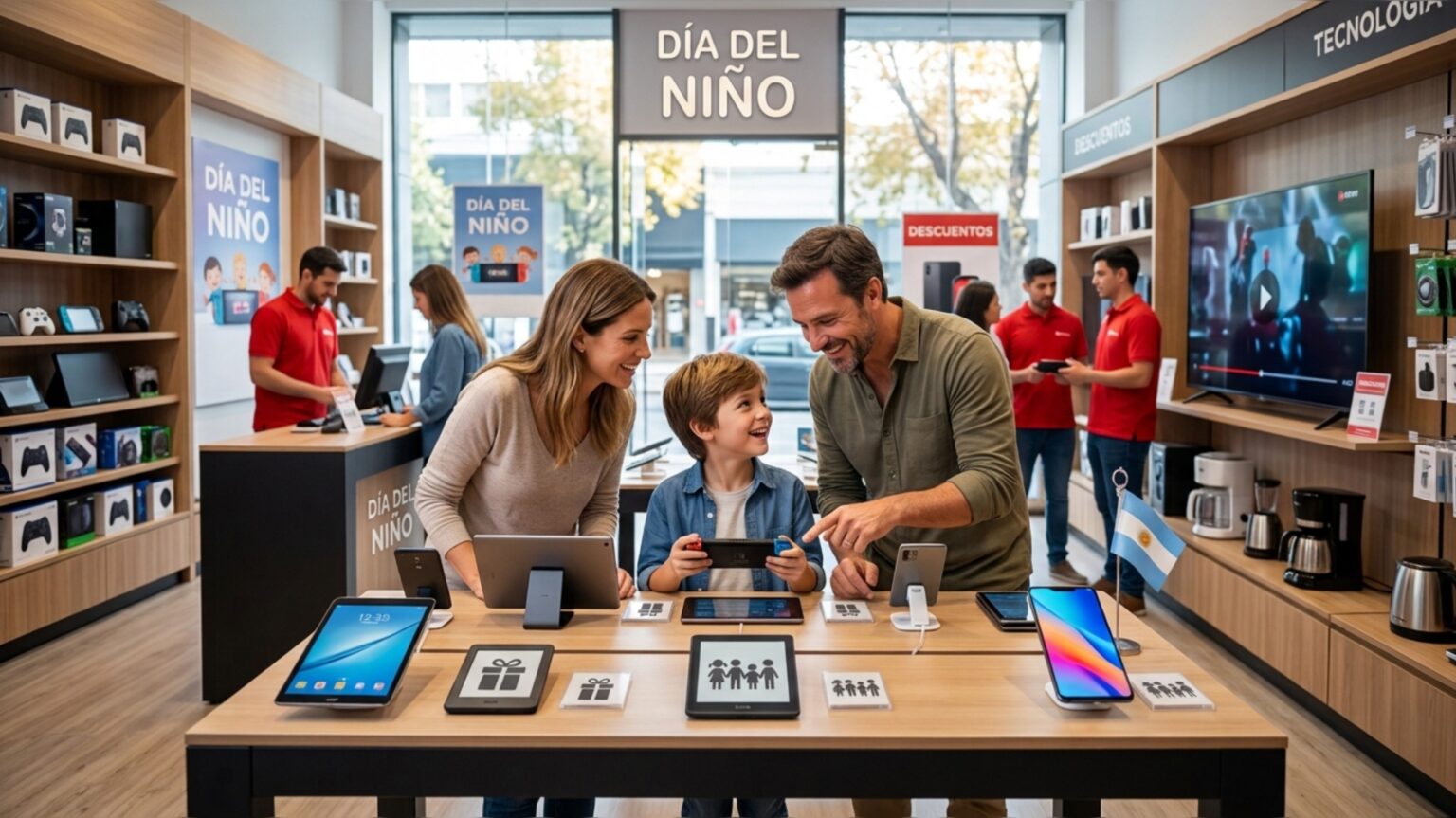 Día del niño 2026: cadena de electrodomésticos lanzó descuentos de hasta 40% y financiación