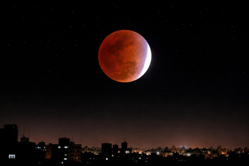 Eclipse lunar 2026: a qué hora se verá la luna roja esta noche en la provincia de buenos aires