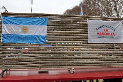 San andrés de giles superó a tandil y se quedó con el récord del salame más largo
