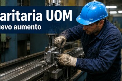 Paritaria uom: nuevo aumento para los metalúrgicos y cómo quedarán los salarios desde agosto 2026