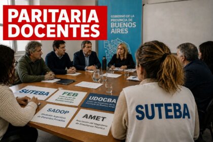 Nueva paritaria docente: cuándo se reúne la provincia y qué puede pasar con los salarios en septiembre
