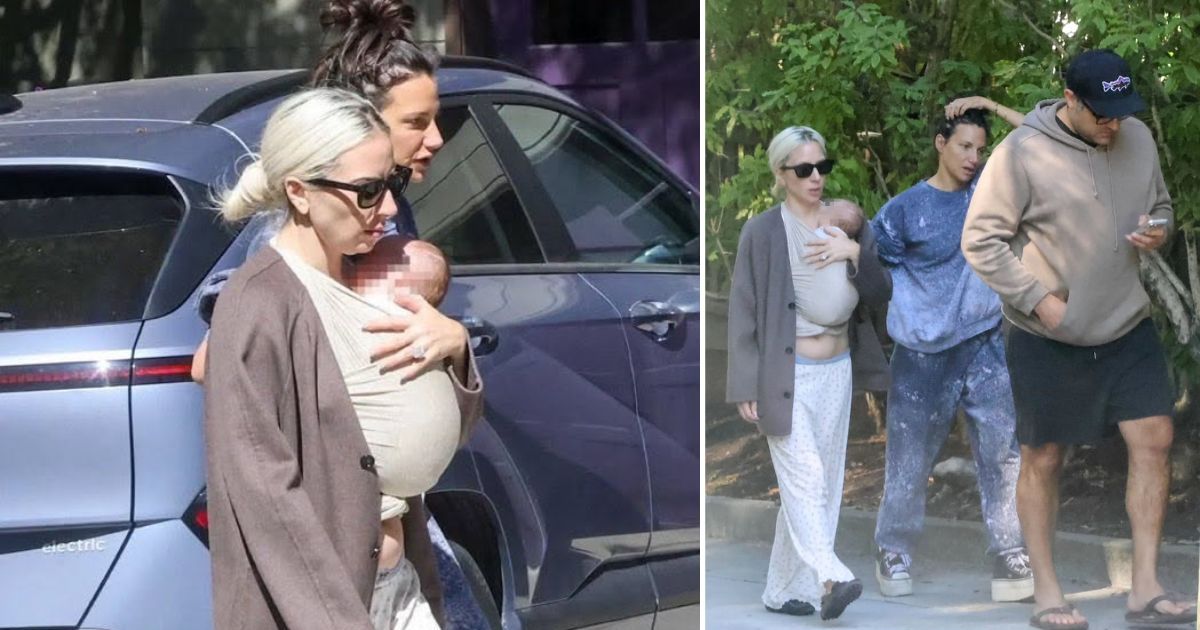 Lady gaga apareció con un bebé y crecen las versiones de que fue madre: qué se sabe