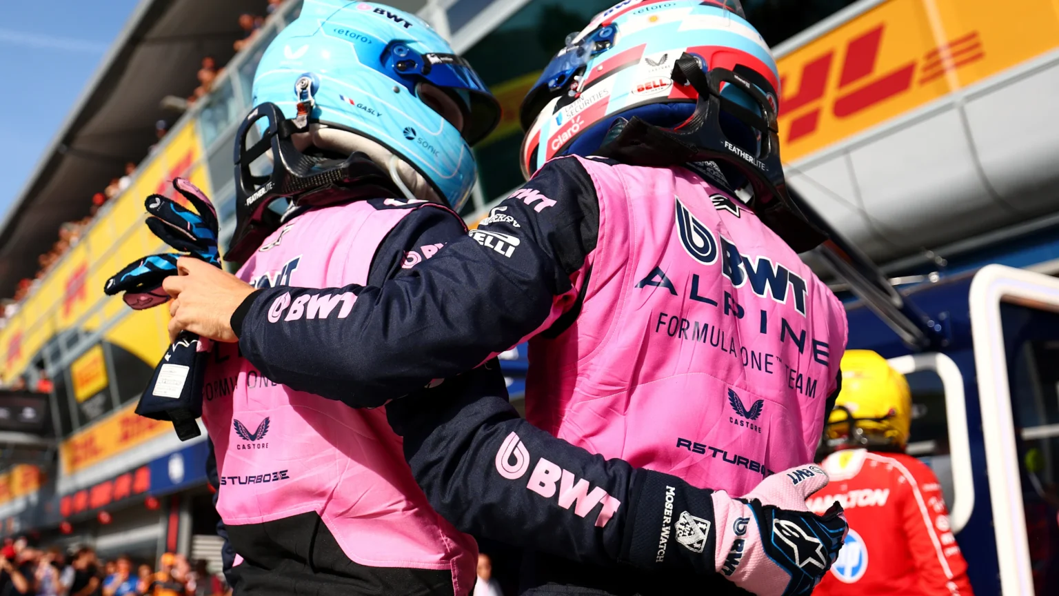 Franco colapinto y pierre gasly en monza durante el gran premio de italia 2026