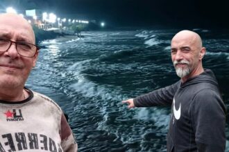 Entraron al mar en plena alerta: buscan a dos kayakistas desaparecidos en santa teresita