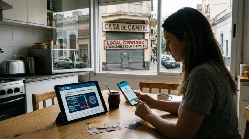 Giro en el mercado financiero: la caída de las casas de cambio y la explosión de las billeteras virtuales