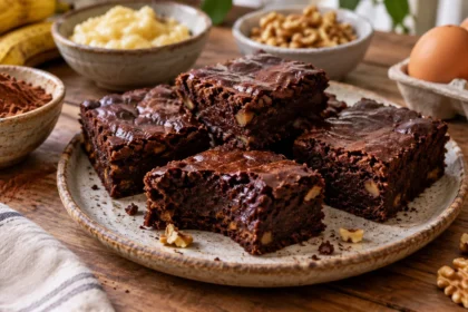 Sin azúcar y sin harina: el brownie de chocolate y banana que queda húmedo y se hace en pocos pasos