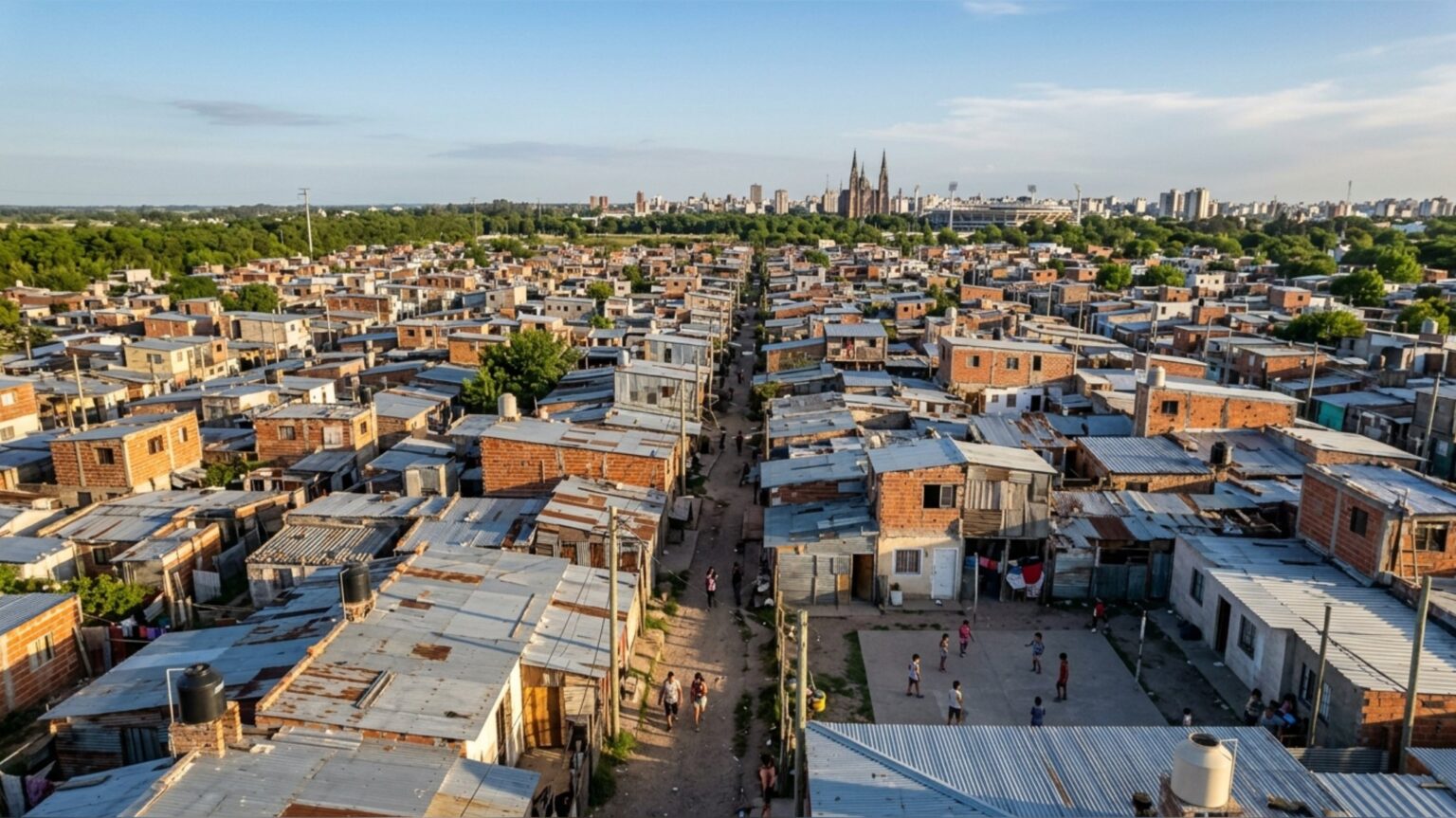 Detectan por satélite hasta 3,4 millones de personas sin registrar en barrios populares de argentina