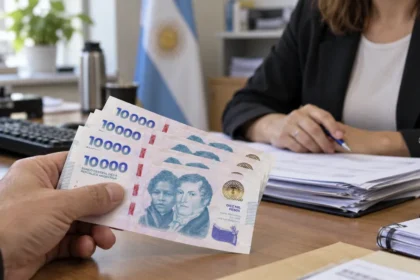 Estatales con pesos argentinos