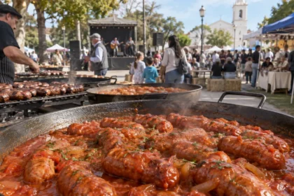 Un pueblo bonaerense prepara una fiesta con 1. 000 chorizos a la pomarola, música y desfile