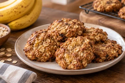 Con 4 ingredientes y sin azúcar agregada: las galletitas de avena y banana que salen en minutos