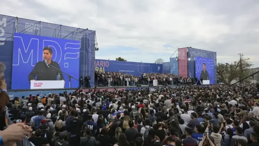 Kicillof lanzó en avellaneda su armado nacional y abrió un nuevo debate en el pj