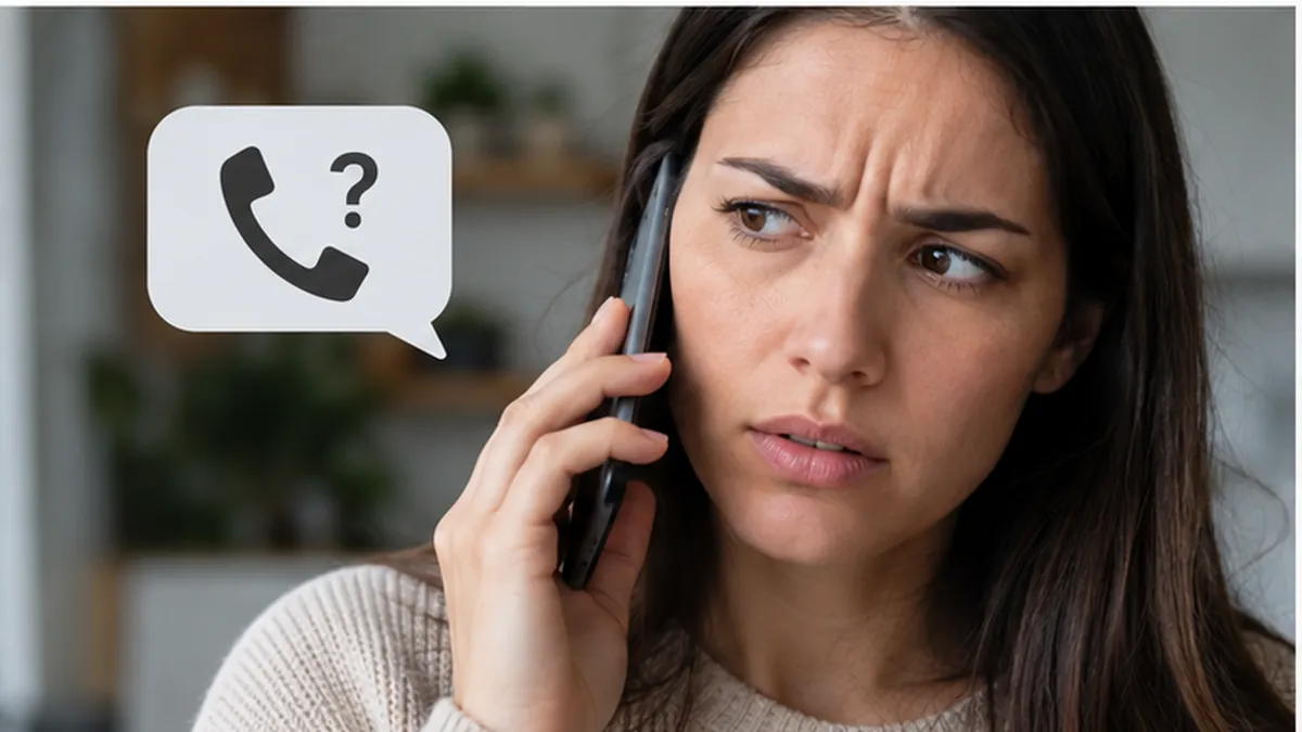 Por qué me llaman y cortan cuando atiendo: qué hay detrás de las llamadas silenciosas 2 Persona atendiendo una llamada desconocida en su teléfono