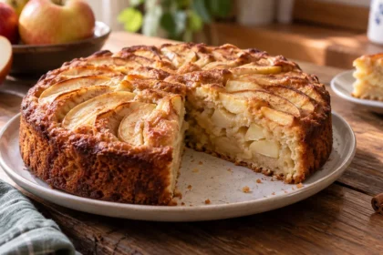 Sin azúcar agregada: la torta de manzana húmeda que perfuma toda la casa y queda riquísima