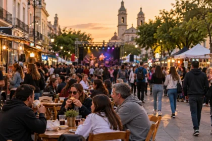 Una ciudad bonaerense convierte su centro en peatonal este domingo con más de 20 propuestas gastronómicas y música en vivo