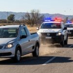 Persecución y tiros entre monte y general belgrano: intentó escapar y terminó chocando contra un móvil policial