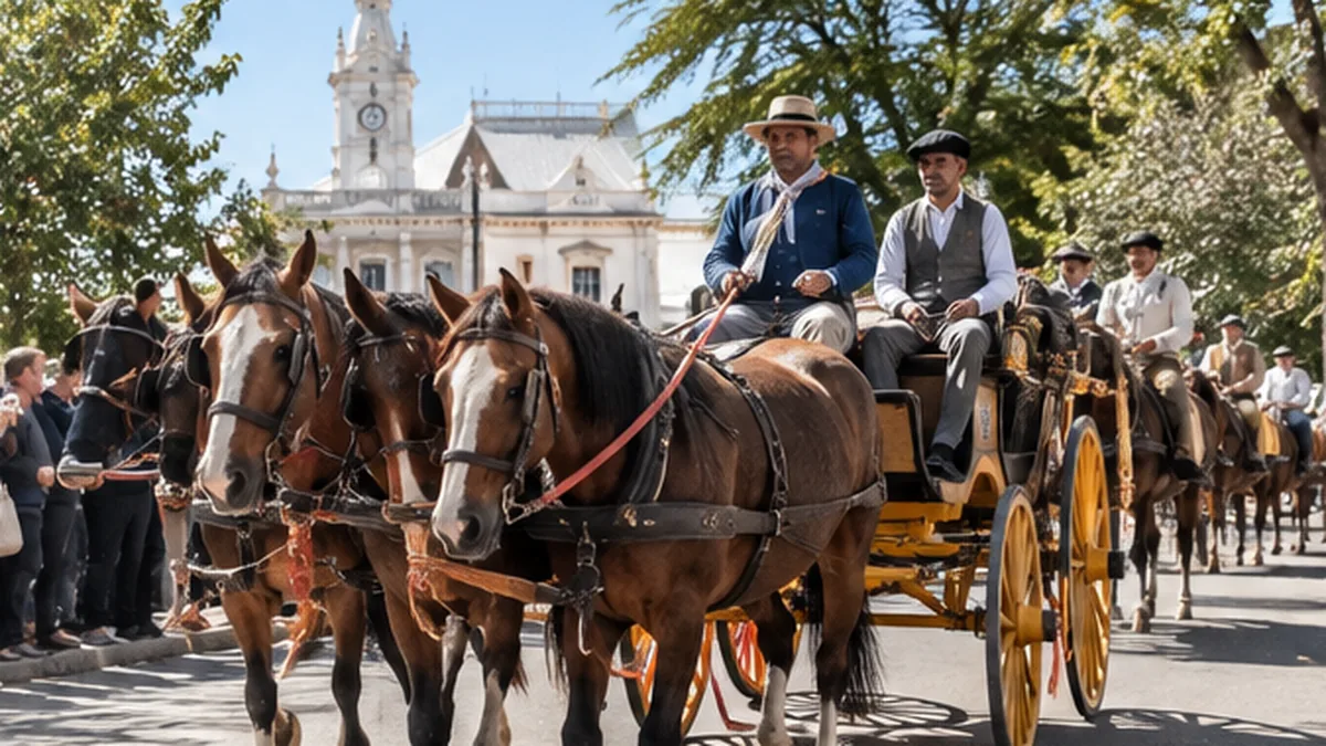 Una ciudad bonaerense espera una multitud de peregrinos: cuándo será la jornada central de septiembre 2 Personas participando de una celebración tradicional en una ciudad bonaerense