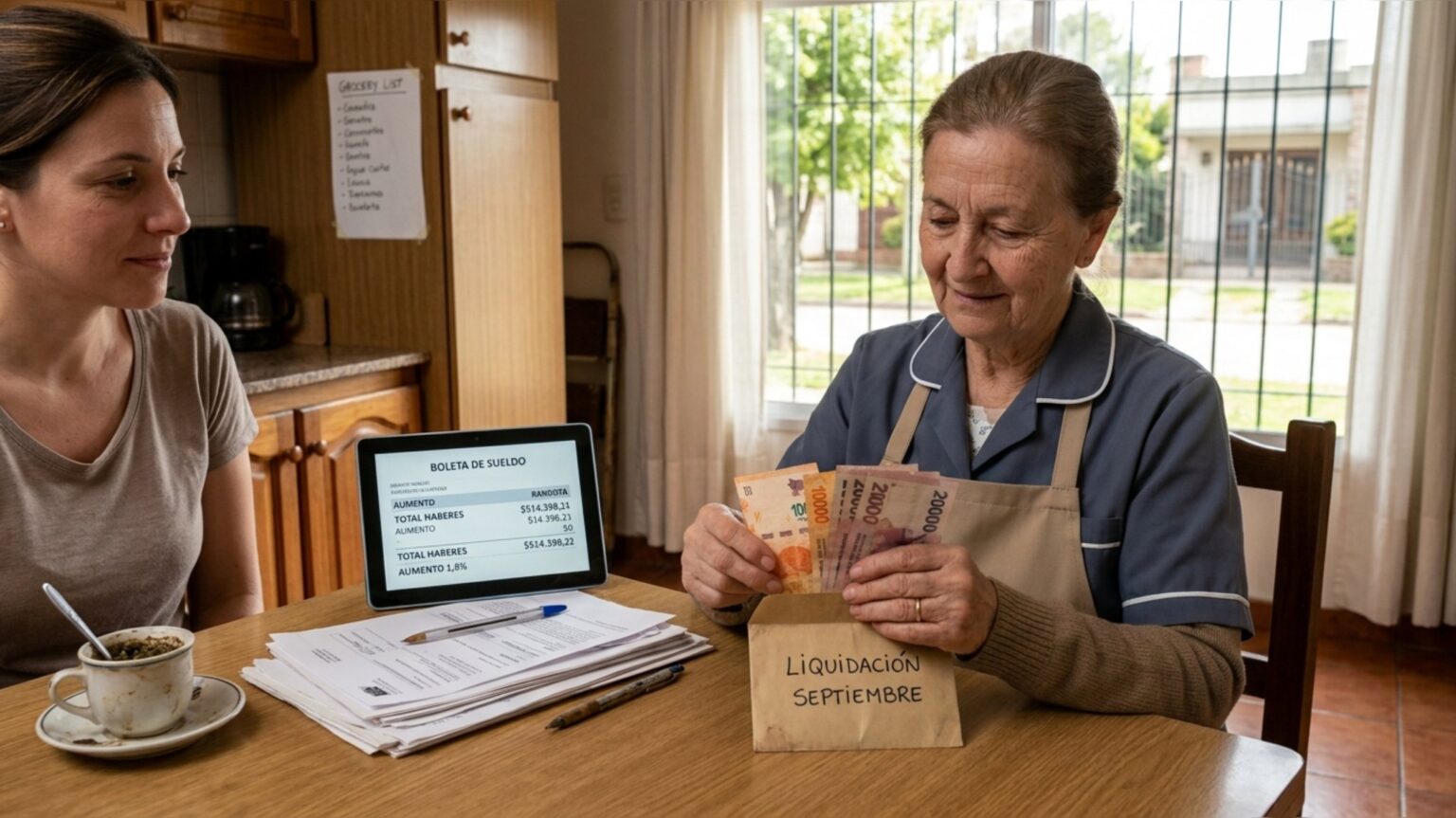 Empleadas domésticas: las nuevas escalas salariales y valores por hora en septiembre de 2026