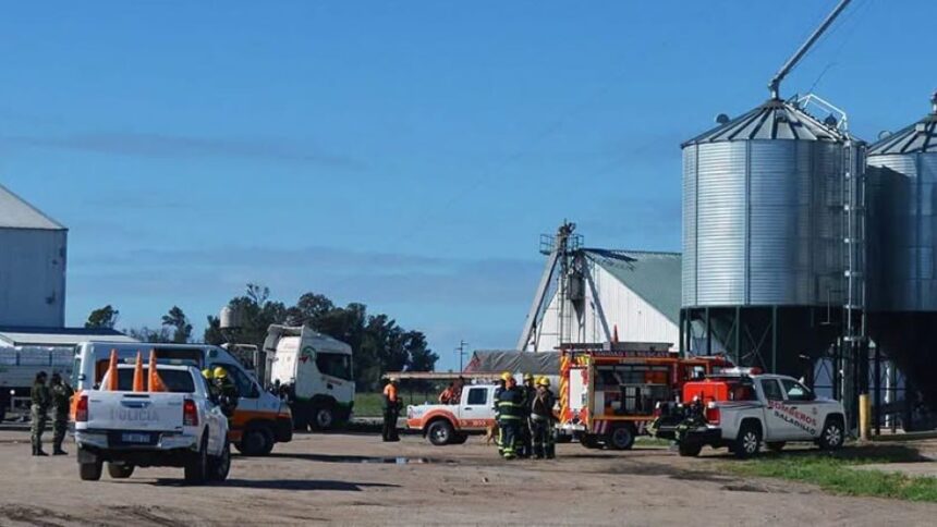 Un operario murió mientras trabajaba en una planta de silos