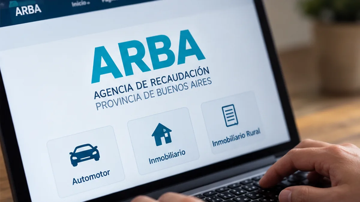 Arba extendió el plazo para pagar patentes e inmobiliario: la nueva fecha y cómo conservar el descuento 2 Persona consultando una página de trámites tributarios en una computadora